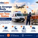 Dead body transportation between two Indian states